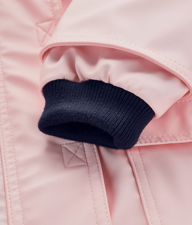 Petit Bateau Baby Girls' Iconic Raincoat pink