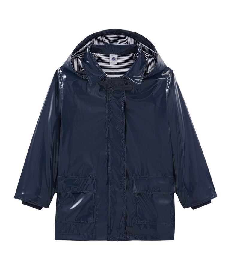 Girls' Gloss Raincoat SMOKING blue