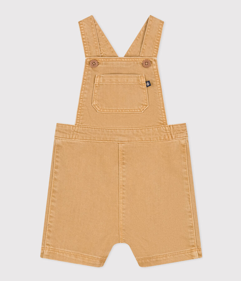 Babies' Colourful Denim Dungaree Shorts TOURONE beige