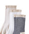 Set of 3 pairs of girl's socks LOT white