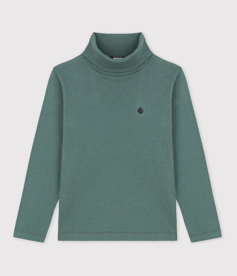 Unisex Children's Cotton Polo Neck VALLEE green