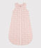 Pink whale 2 TOG cotton sleeping bag SALINE /MARSHMALLOW