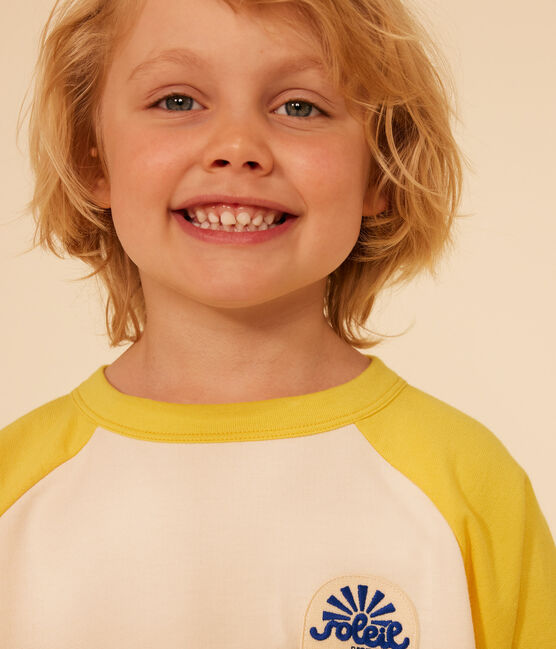 Children's Lightweight Fleece Sweatshirt AVALANCHE yellow/NECTAR