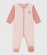 Pinstriped Cotton Sleepsuit