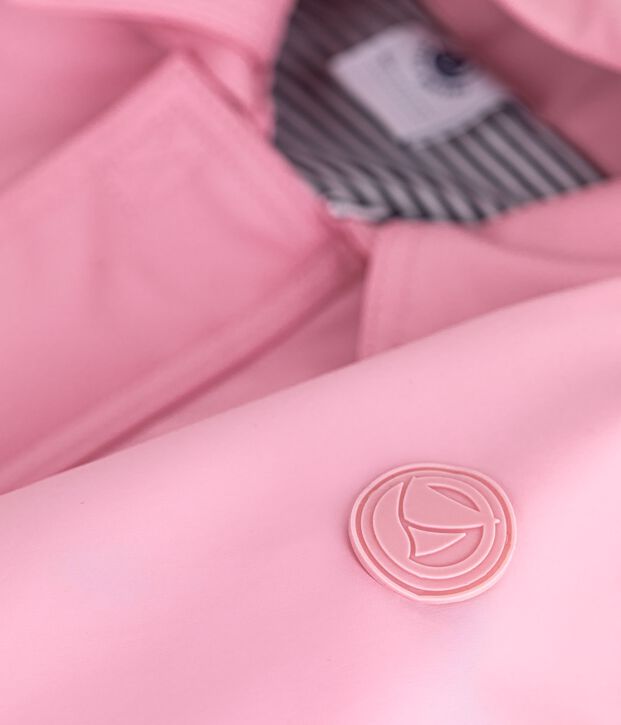 Babies' iconic plain raincoat pink