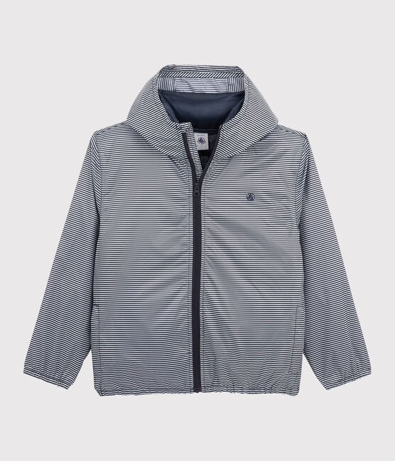 3-in-1 recycled children's windbreaker SMOKING blue