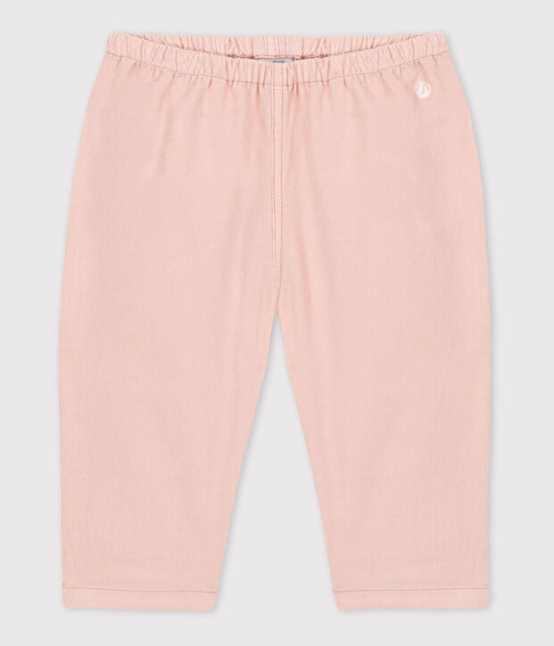 Babies' Fine Velour Trousers pink