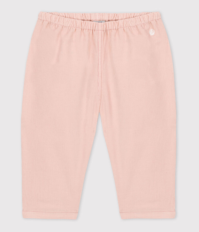 Babies' Fine Velour Trousers pink