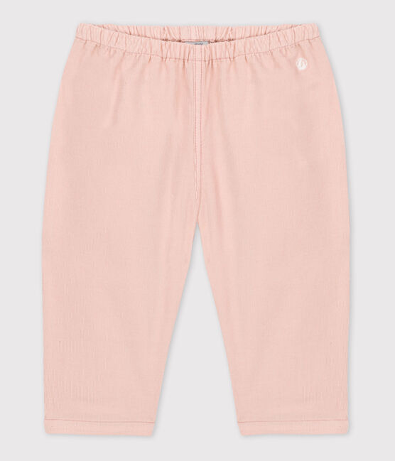 Babies' Fine Velour Trousers SALINE pink