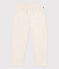 Boys' quilted tube knit trousers MONTELIMAR CHINE beige