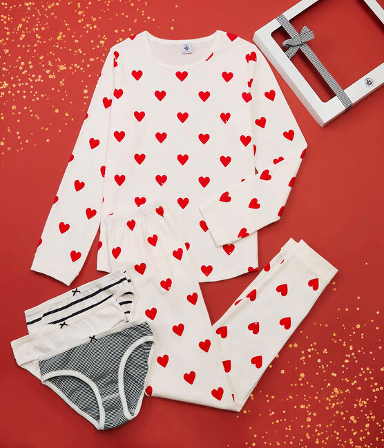 Girls' Cotton Pyjamas and Briefs 3-Pack variante 1