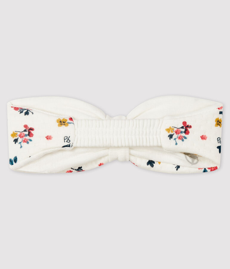 Baby girl's floral headband white/multicolor