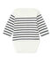 Long-sleeved sailor's bodysuit baby girl MARSHMALLOW white/SMOKING blue