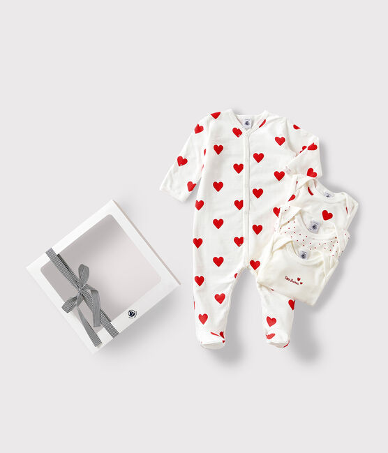 Babies' Heart Patterned Gift Set variante 1