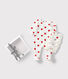 Babies' Heart Patterned Gift Set