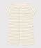 Babies' Terry Short Playsuit AVALANCHE /HERBIER
