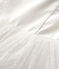 Girls' Satin and Tulle Formal Dress MARSHMALLOW white