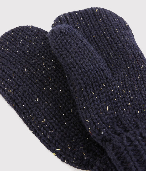 Girls' Mittens SMOKING blue/OR yellow