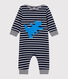 Baby Boys' Sailor Striped Long Jumpsuit