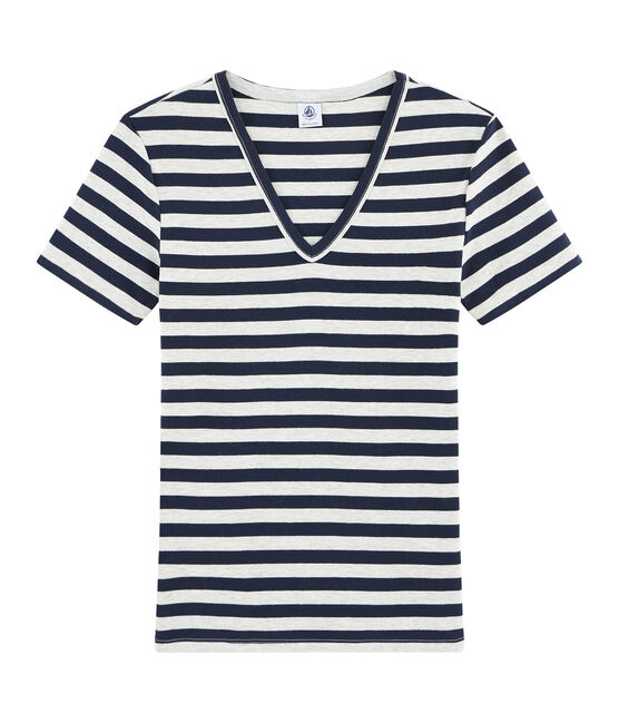 Women's Iconic T-Shirt SMOKING blue/BELUGA grey
