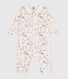 Babies' footless printed cotton pyjama suit