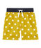 Boys' Beach Shorts BAMBOO yellow/MARSHMALLOW white