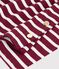 Women's cotton Breton top red/white