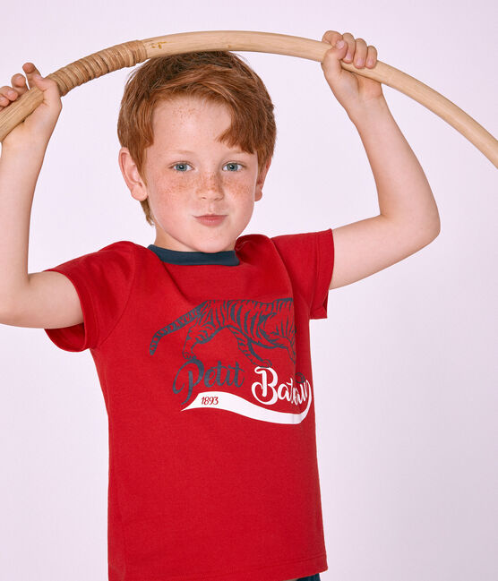 Boys' Short-sleeved T-shirt TERKUIT red