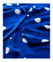 Women's Printed Linen and Cotton Blend Cardigan SURF blue/MARSHMALLOW white