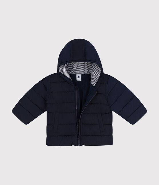 Babies' Fleece Lined Puffer Jacket SMOKING blue