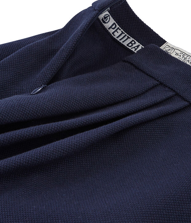 Women's flared skirt blue