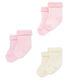 Set of 3 pairs of unisex baby's socks