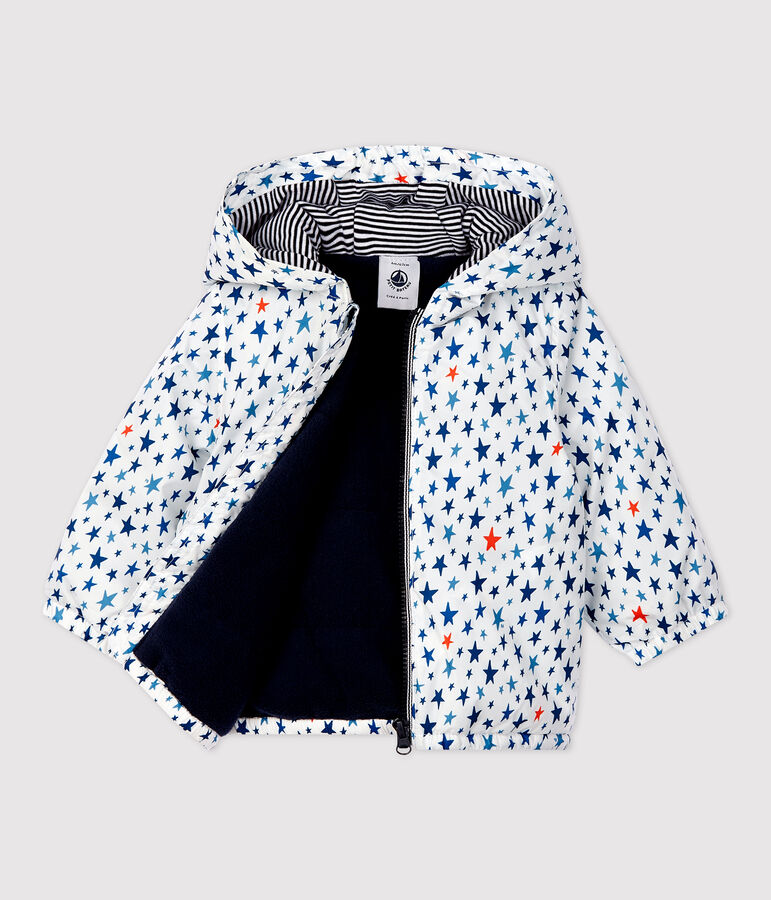 Babies' Warm Windcheater white/multicolor