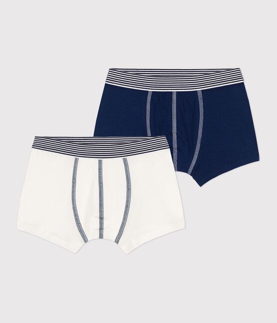 Boys' Organic Cotton and Elastane Boxer Shorts - 2-Pack variante 1