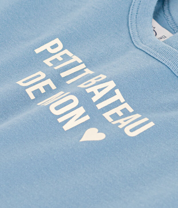 Babies' Long-Sleeved Jersey T-Shirt blue