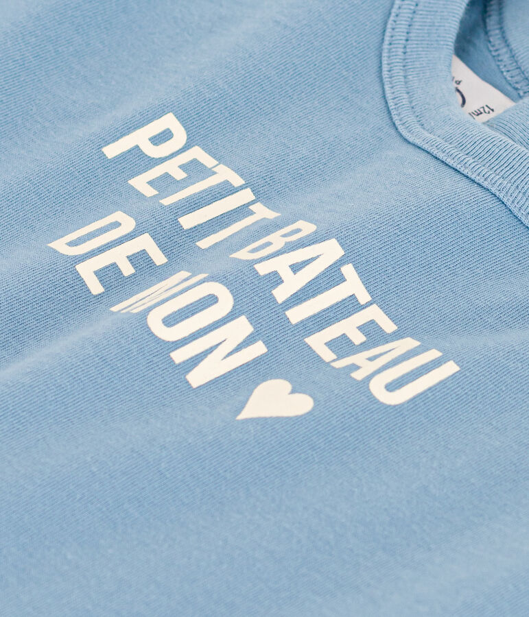 Babies' Long-Sleeved Jersey T-Shirt blue