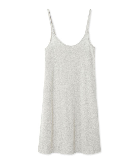 Chemise à bretelles femme en coton léger BELUGA CHINE grey