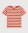 Boys' Stripy Jersey T-shirt FAMEUX /AVALANCHE