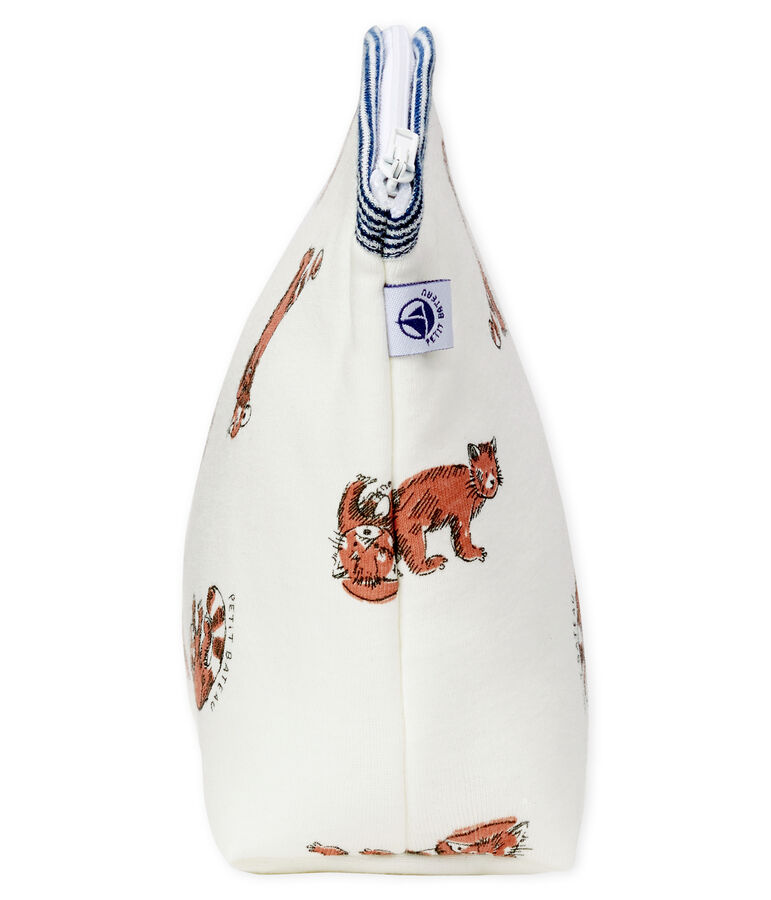 Rib Knit Clutch Bag white/red/multicolor