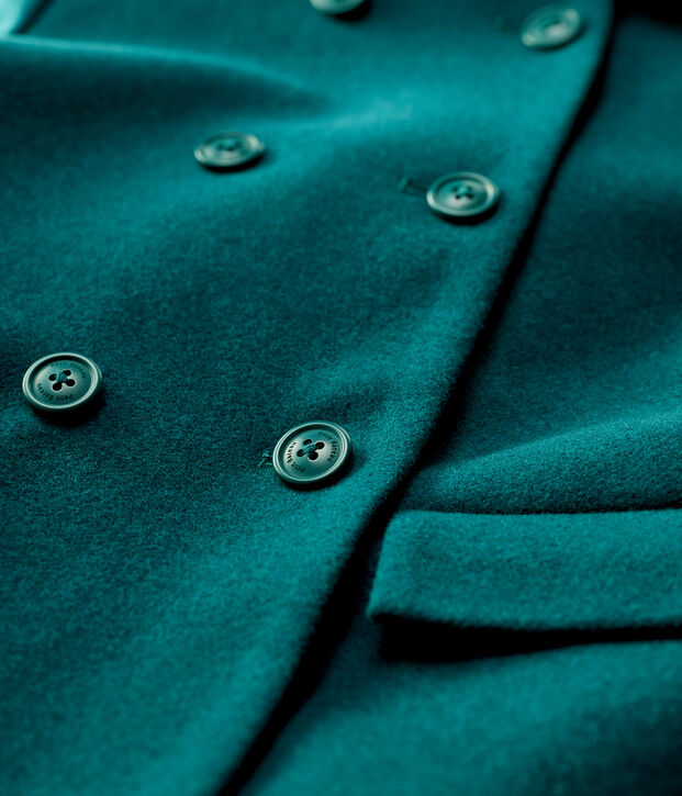 Girls' Woollen Coat green