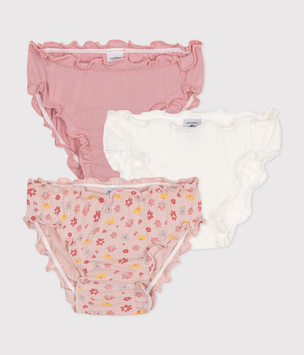 Children's Frilly Cotton Knickers - 2-Pack multicolor