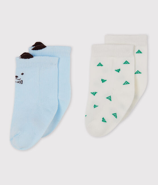 Set of 2 pairs of socks for baby boys variante 1