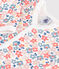 Babies' printed cotton footless pyjama suit MARSHMALLOW white/MULTICO white