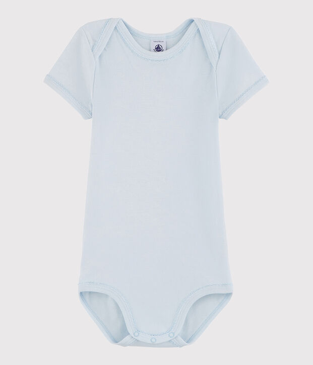 Baby Girls' Short-Sleeved Bodysuit blue