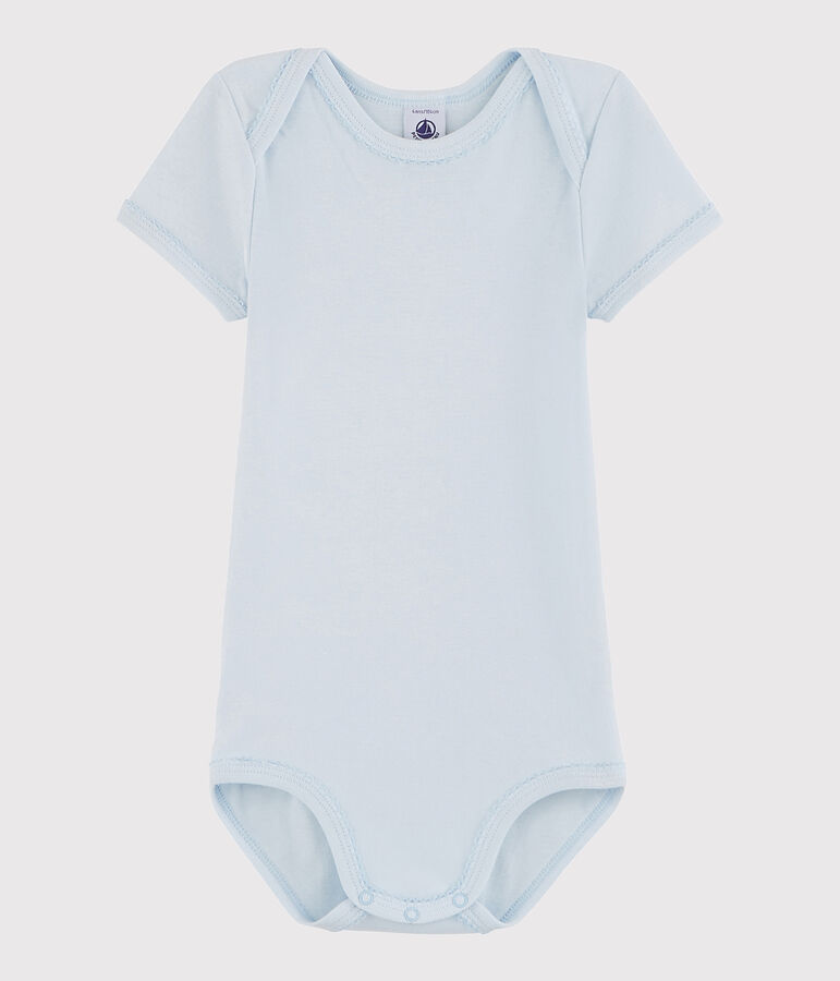 Baby Girls' Short-Sleeved Bodysuit FRAICHEUR blue