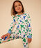 Children's Paris Print Cotton Pyjamas MARSHMALLOW white/MULTICO white