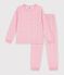 Children's printed velour pyjamas pink/multicolor