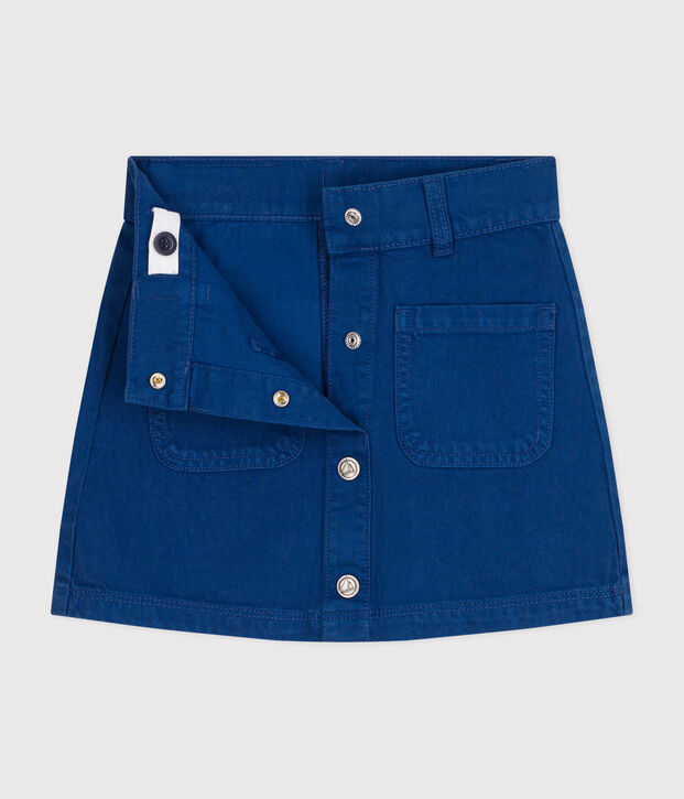 Girls' Denim Skirt blue