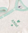 Babies' plain velour pyjama suit MONTELIMAR CHINE beige