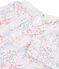 Girls' Snugfit Ribbed Pyjamas MARSHMALLOW white/MULTICO white